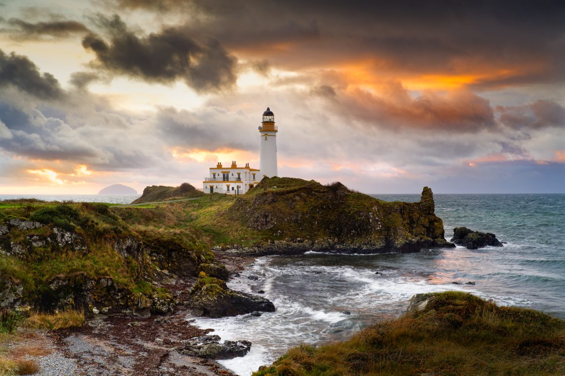 wedding videography Turnberry lighthouse