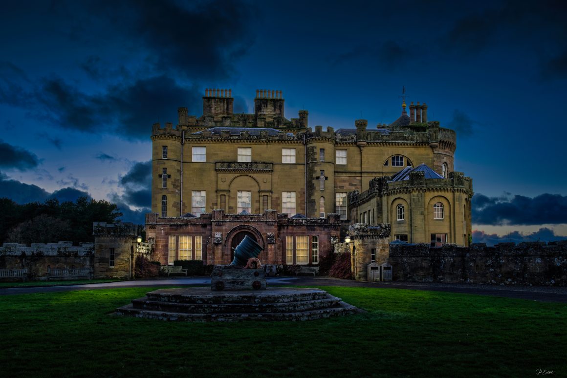 A beautiful evening at Culzean castle, South Ayrshire
